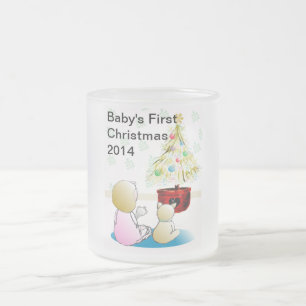 Baby First jul Frostad Glasmugg