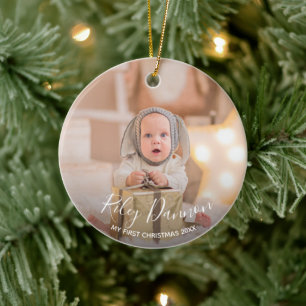 Baby First jul Helgdag Julgransprydnad Keramik