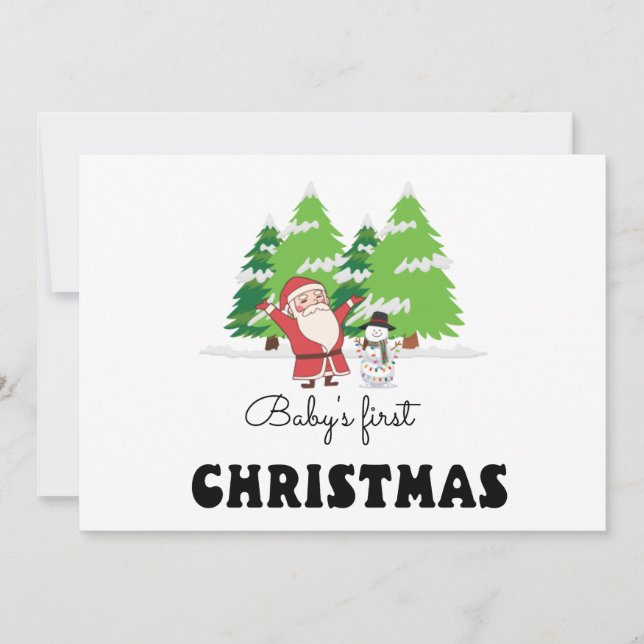 Baby First jul Julkort (Framsida)