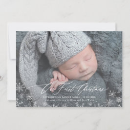 Baby First jul Newborn Helgdag Card Julkort