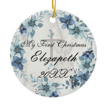 Baby First jul Newborn Photo Ceramic