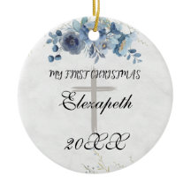 Baby First jul Newborn Photo Ceramic