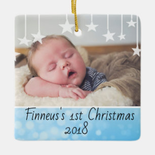 Baby First jul Newborn Photo Keepsaké Julgransprydnad Keramik