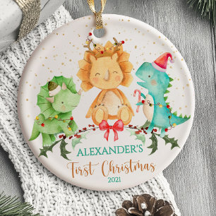 Baby First jul Ornament Dinosaur