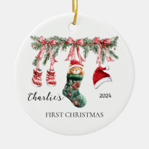 Baby First jul Ornament - Nalle