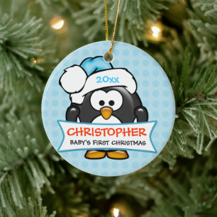 Baby First jul Penguin Ornament