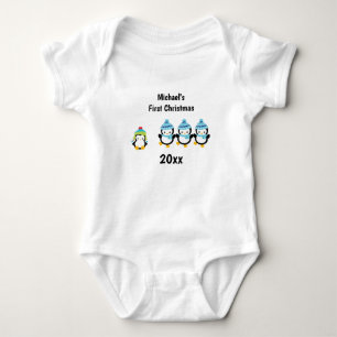 Baby First jul Penguins Tee Shirt