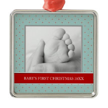 Baby First jul Photo Helgdag Ornaments