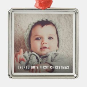 Baby First jul Photo Keepsaké Julgransprydnad Metall
