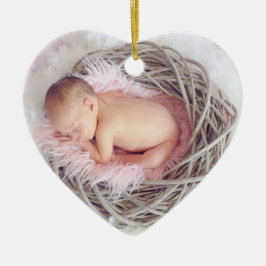 Baby First jul Photo Ornament Keepsak