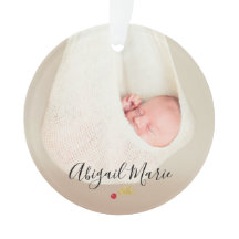 Baby First jul Photo Red & Guld Holly