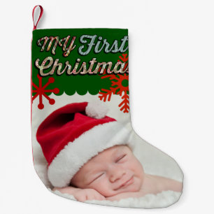 Baby First jul PHOTO STOCKING Liten Julstrumpa