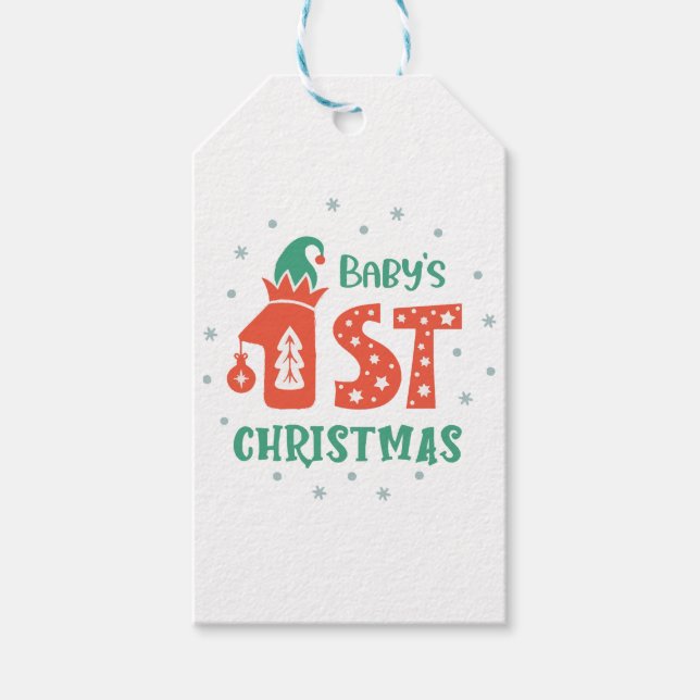 Baby First jul Presentetikett (Framsidan)