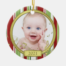 Baby First jul Rand Music Ornament