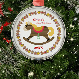 Baby First jul Rocking Horse Ornament