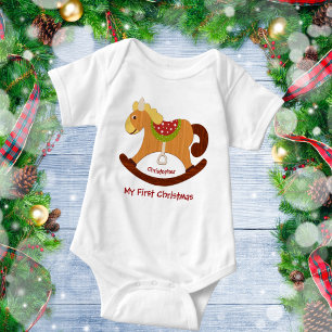 Baby First jul Rocking Horse T Shirt