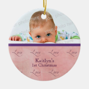 Baby First jul Rosa Ornament