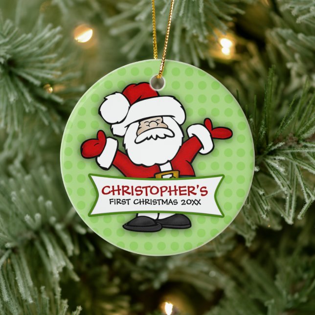Baby First jul Santa Ornament (Träd)