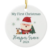 Baby First jul Santa Reindeer Personlig