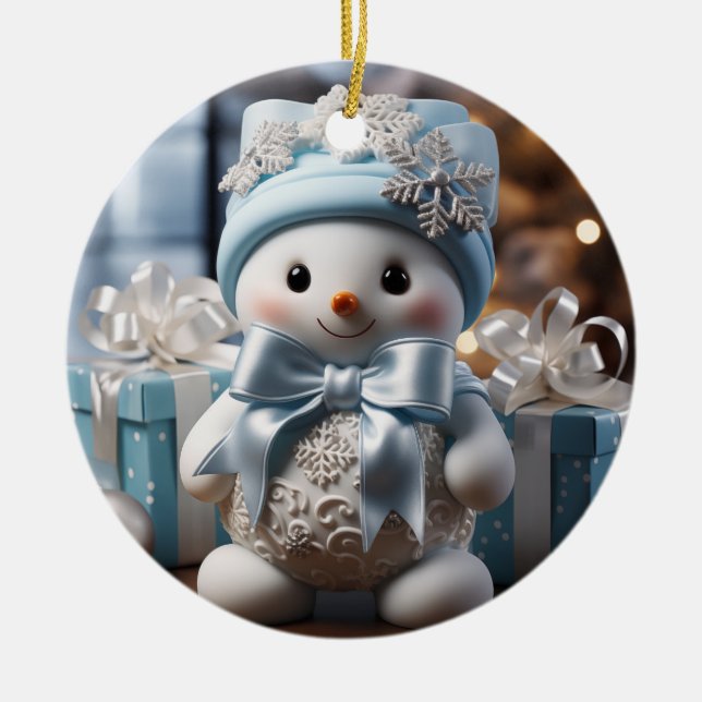 Baby First jul Snögubbe Ornament (Framsidan)