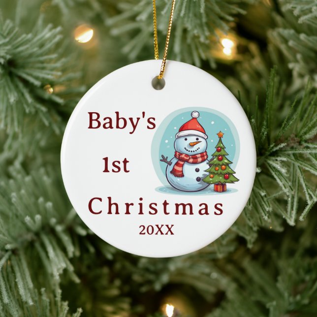 Baby First jul Snögubbe Ornament (Träd)