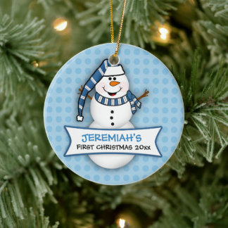 Baby First jul Snögubbe Ornament