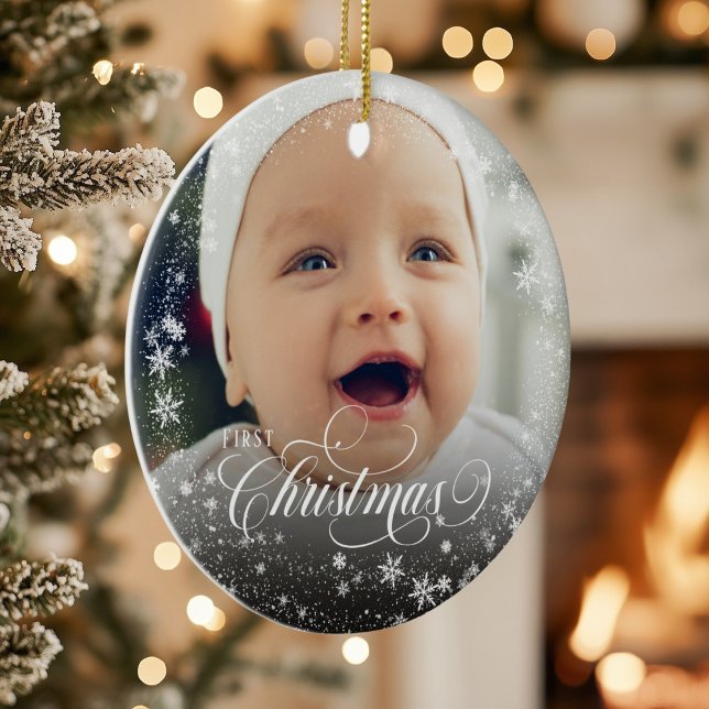 Baby First jul Snowflake Ornament (Skapare uppladdad)