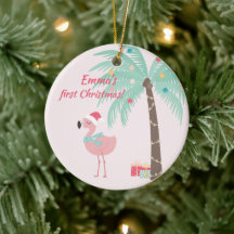 Baby First jul - Sweet Santa Flamingo