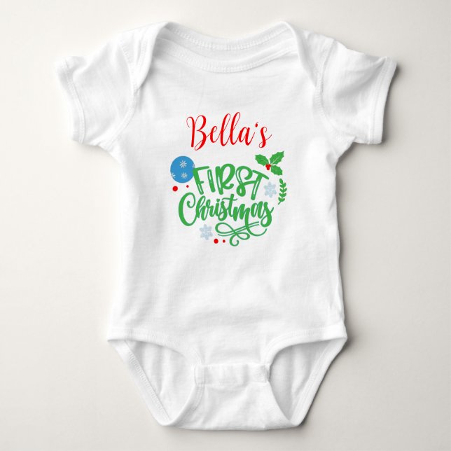 Baby First jul T Shirt (Framsida)