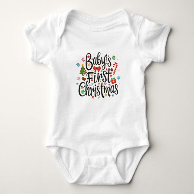 Baby First jul T Shirt (Framsida)