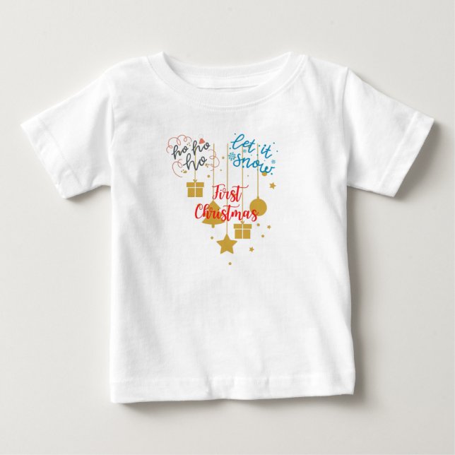 Baby First jul T Shirt (Framsida)