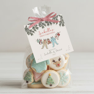 Baby First Julhelg Gift Märkre Gåvor Etiketter