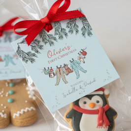 Baby First Julhelg Gift Märkre Gåvor Etiketter