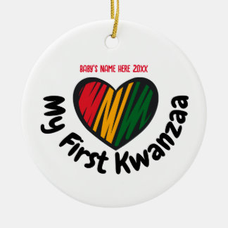 Baby First Kwanzaa Ornament