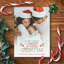 Baby First Merry Little julkort