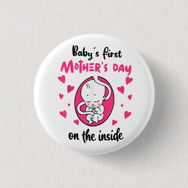 Baby First Mors dag på insidan Knapp (Framsida)