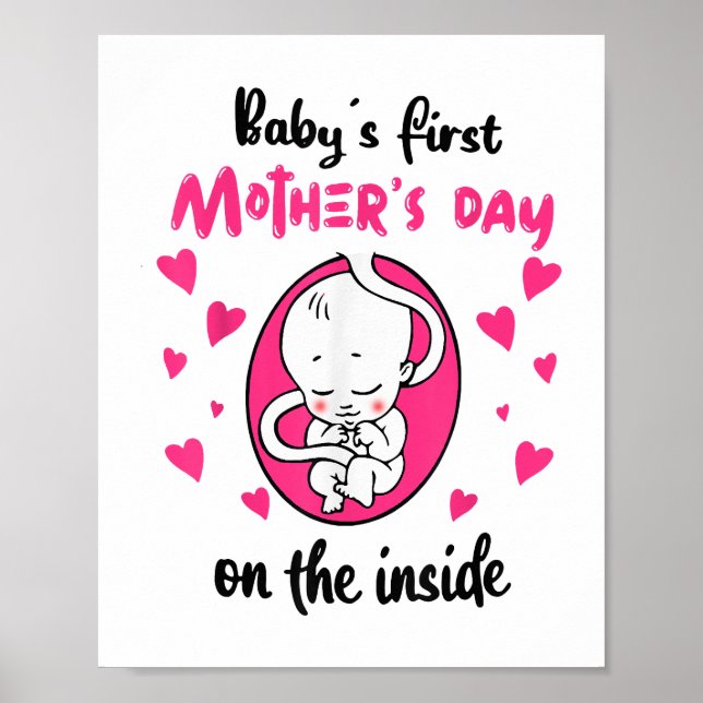 Baby First Mors dag på insidan Poster (Framsidan)