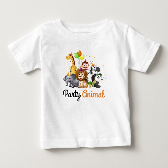 Baby First Party Animal Tee (Framsida)