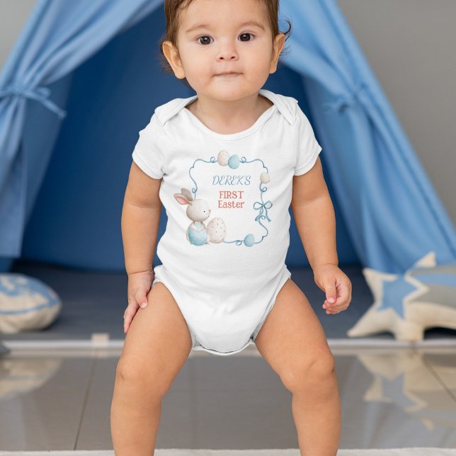 BABY First Påsk Blue T Shirt (Skapare uppladdad)