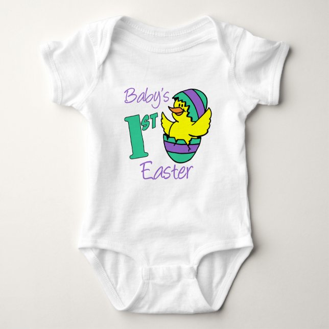 Baby First Påsk Hatching Egg T-shirt (Framsida)