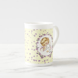 Baby First Påsk. Little Angel med Lamb Benporslin Mugg