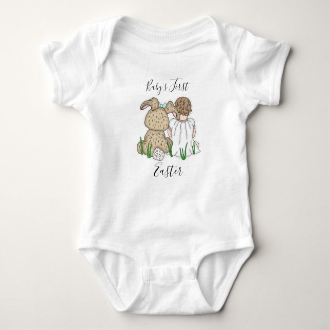 Baby First Påsk T Shirt (Framsida)