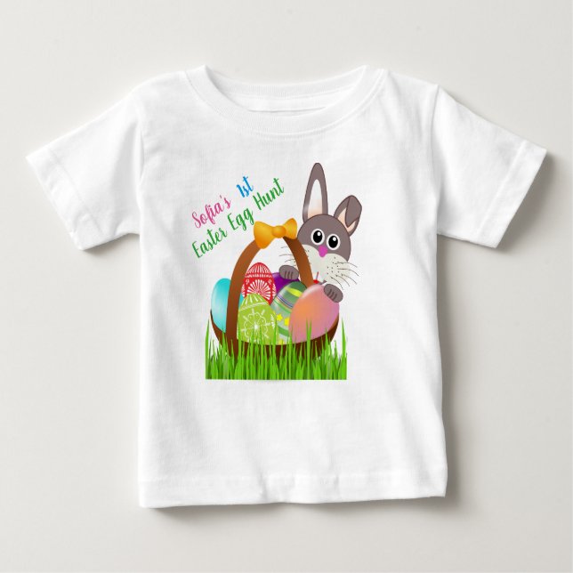 Baby First Påskägg Hunt T-Shirt (Framsida)
