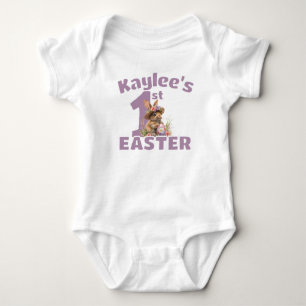 Baby First Påskhare Eggs Personlig T Shirt