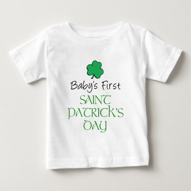 Baby First St patricks day Tee (Framsida)