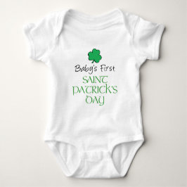 Baby First St patricks day Tee Shirt