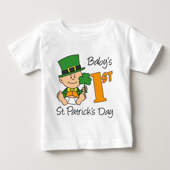 Baby First St patricks day Tröja (Framsida)