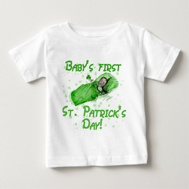Baby First St. Patrick's Day Tshirts (Framsida)