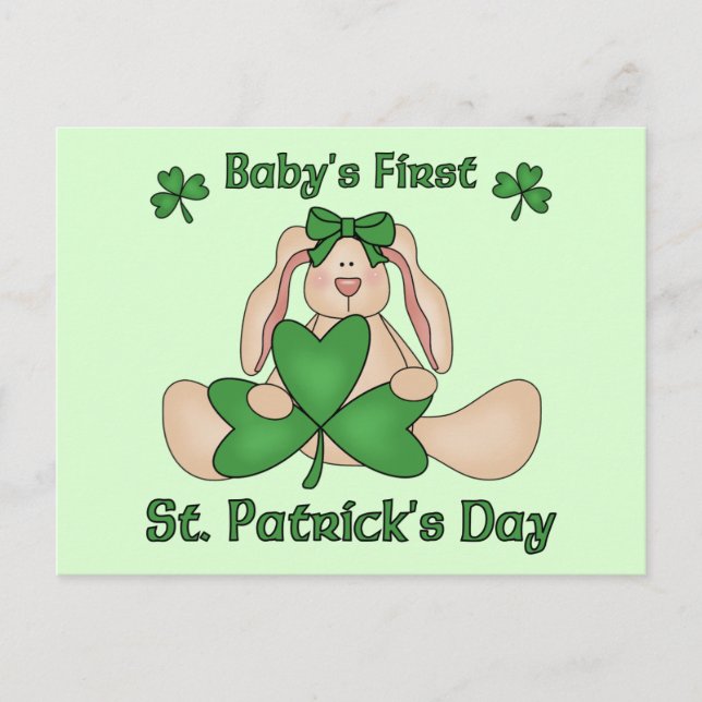 Baby First St. Patrick's Day Vykort (Framsida)
