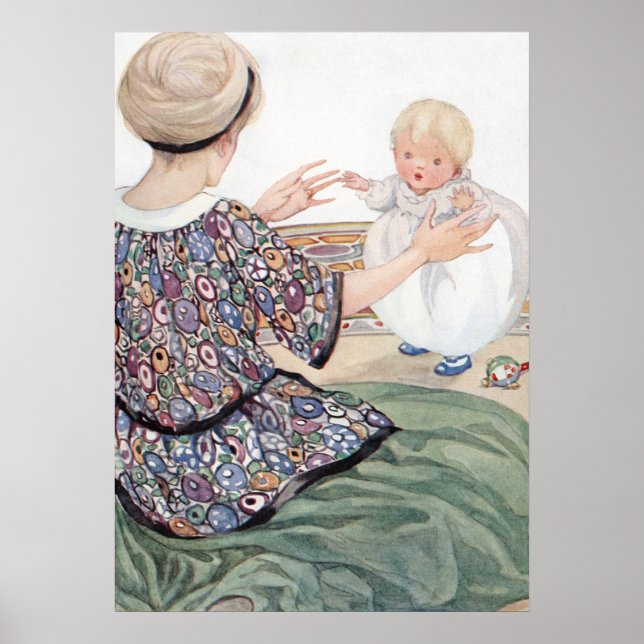 Baby First Step av Anne Andersson Poster (Framsidan)